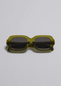 Discount & Other Stories Lunettes De Soleil Ovales Et Polarisées