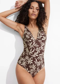 Cheap & Other Stories Maillot De Bain Imprimé Imprimé brun