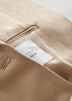 New & Other Stories Manteau Blazer En Soie Mélangée Beige