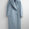 Discount & Other Stories Manteau Oversize En Laine Bleu