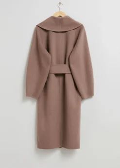 Outlet & Other Stories Manteau Oversize En Laine à Col Châle