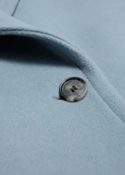 Discount & Other Stories Manteau Oversize En Laine Bleu
