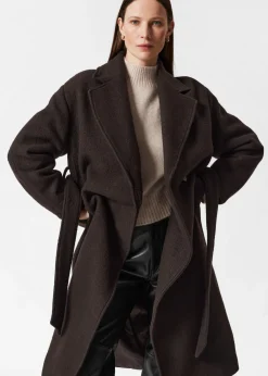 Outlet & Other Stories Manteau Volumineux En Laine Avec Ceinture