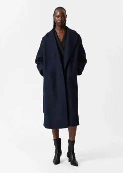 Outlet & Other Stories Manteau Volumineux En Laine Avec Ceinture