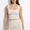 Shop & Other Stories Mini-jupe Taille Basse Blanc