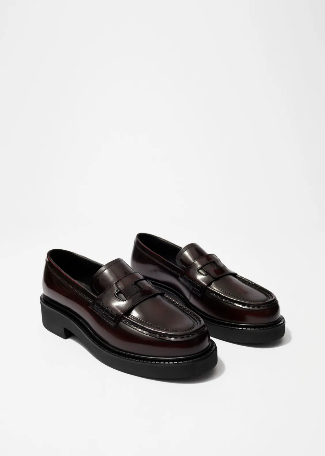 Discount & Other Stories Mocassins En Cuir épais