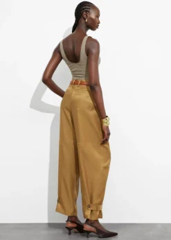 Online & Other Stories Pantalon De Style Utilitaire Moutarde