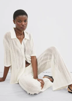 Best & Other Stories Pantalon En Maille Blanc