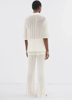 Best & Other Stories Pantalon En Maille Blanc