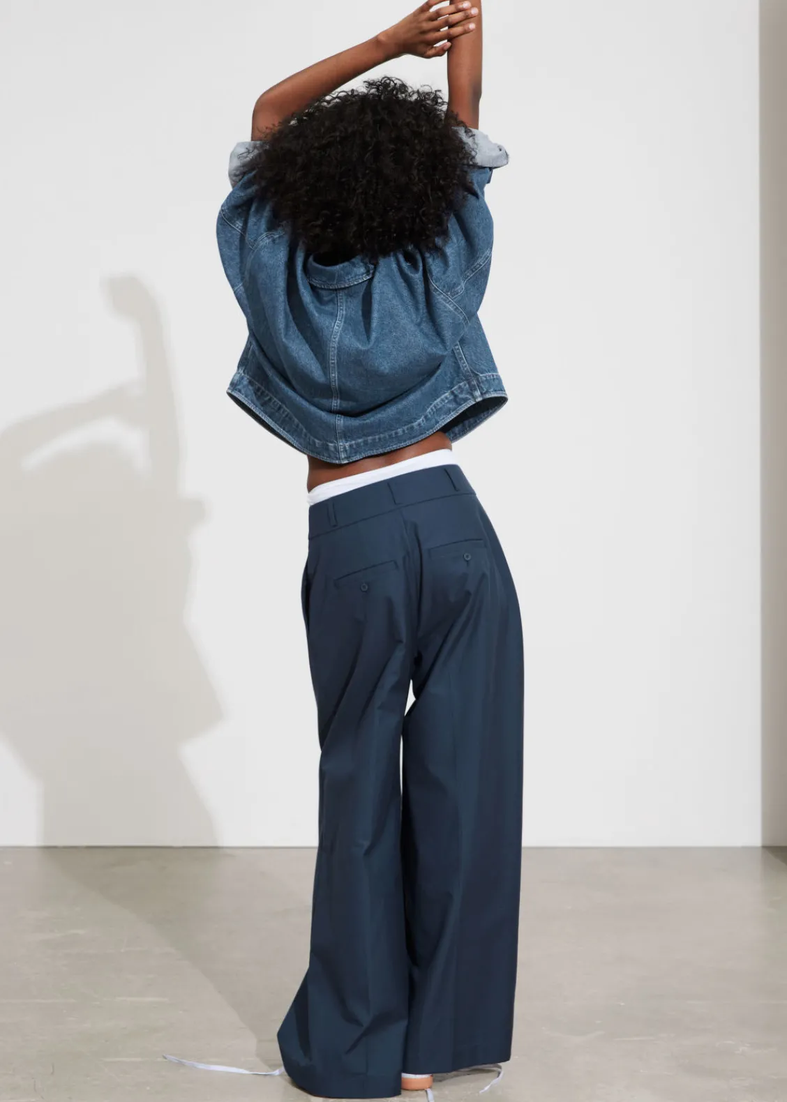 New & Other Stories Pantalon Habillé Large