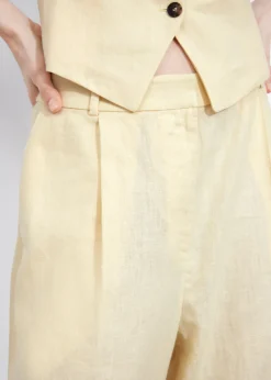 Shop & Other Stories Pantalon Large En Lin