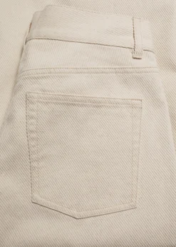 Cheap & Other Stories Pantalon Large Texturé Couleur crème