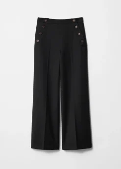 Cheap & Other Stories Pantalon Marin Large Noir