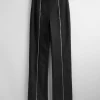 Cheap & Other Stories Pantalon Orné De Fermetures Zippées Noir