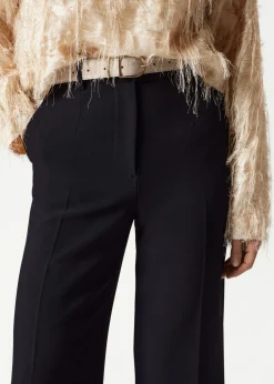 Cheap & Other Stories Pantalon Plissé Et évasé Noir