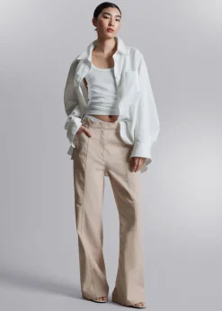 Hot & Other Stories Pantalon Utilitaire Droit