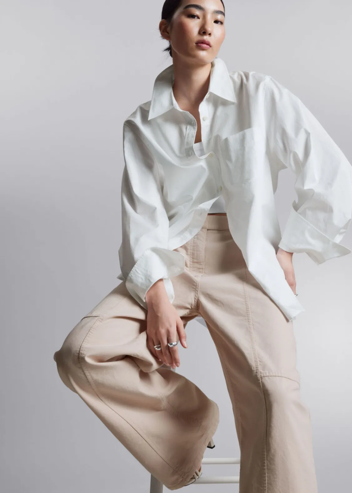 Hot & Other Stories Pantalon Utilitaire Droit