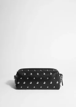 Clearance & Other Stories Pochette Cloutée En Cuir Noir