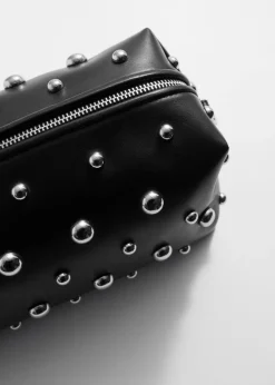 Clearance & Other Stories Pochette Cloutée En Cuir Noir