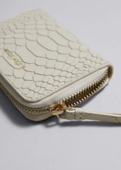 Hot & Other Stories Portefeuille En Cuir Relief Serpent
