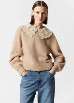 Best & Other Stories Pull En Maille à Col Crocheté