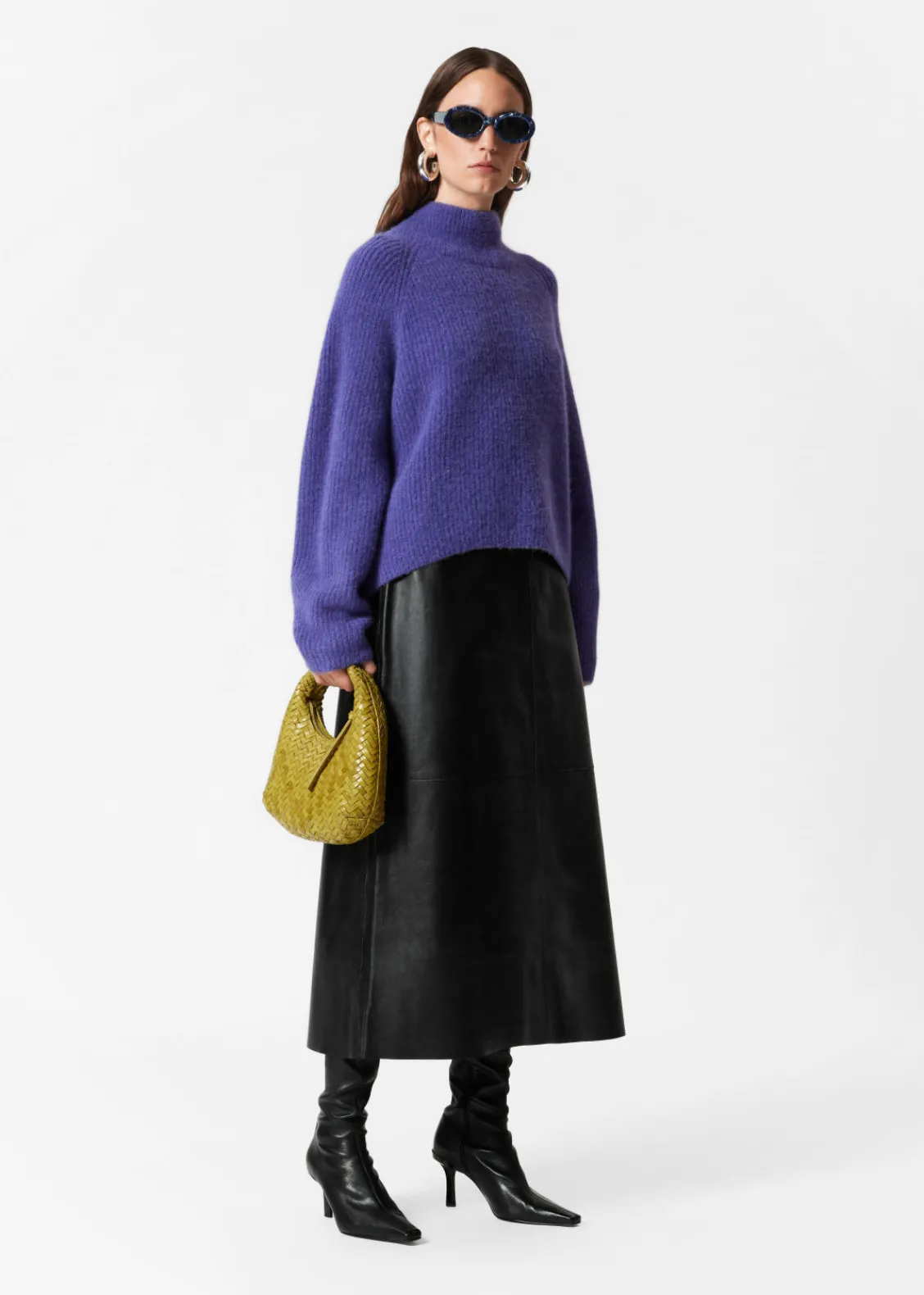 Fashion & Other Stories Pull En Maille à Col Montant
