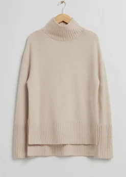 Flash Sale & Other Stories Pull En Maille à Col Montant