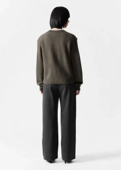 Flash Sale & Other Stories Pull En Mérinos à épaulettes Rembourrées