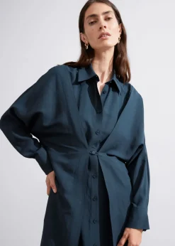 Clearance & Other Stories Robe Chemise Midi Ajustable