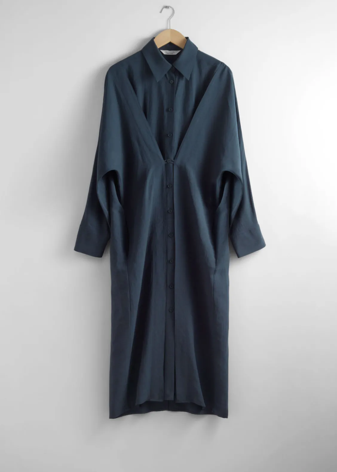 Clearance & Other Stories Robe Chemise Midi Ajustable