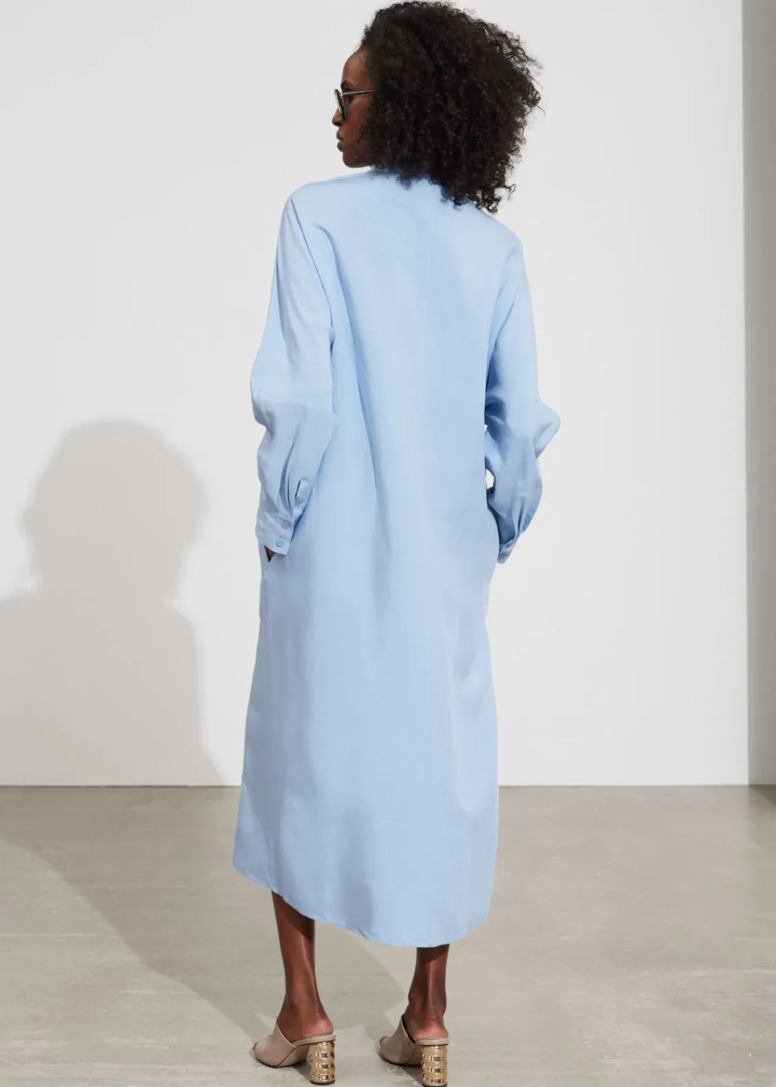 Clearance & Other Stories Robe Chemise Midi Ajustable