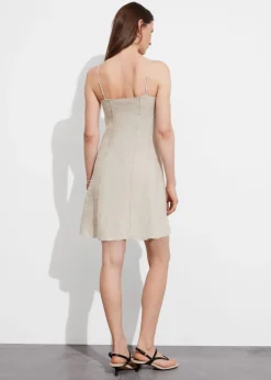 Outlet & Other Stories Robe Courte à Bretelles En Lin