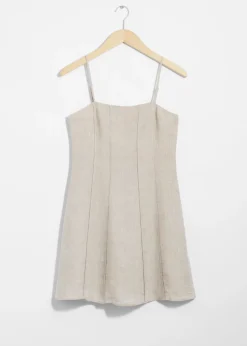 Outlet & Other Stories Robe Courte à Bretelles En Lin