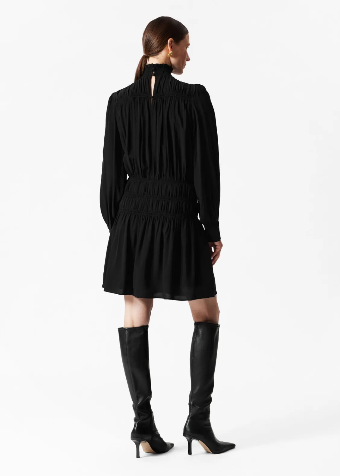 Best Sale & Other Stories Robe Courte à Encolure à Smocks