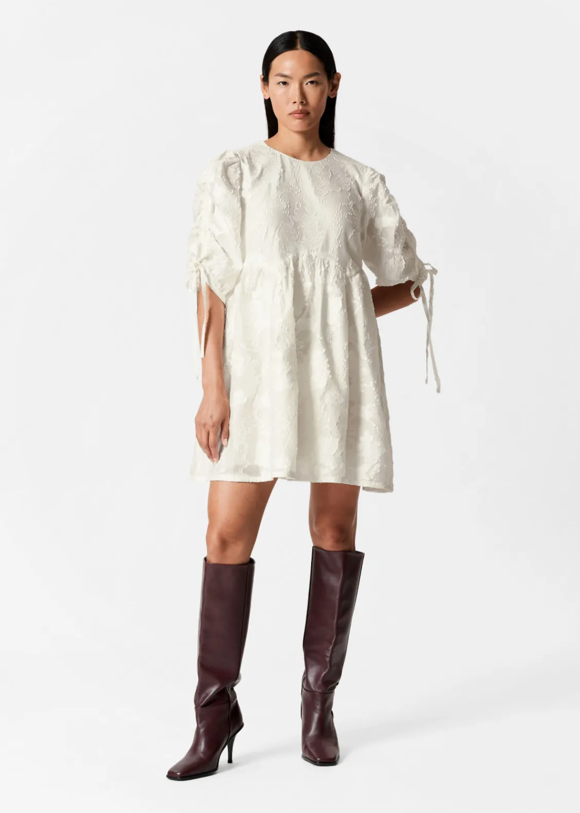 Hot & Other Stories Robe Courte à Manches Volumineuses