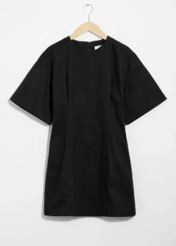 Best Sale & Other Stories Robe Courte Ajustée à Manches Courtes