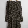 Cheap & Other Stories Robe Courte Ample Imprimé noir