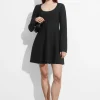 Fashion & Other Stories Robe Courte En Maille à Basque Noir