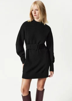 Clearance & Other Stories Robe Courte En Maille Avec Ceinture