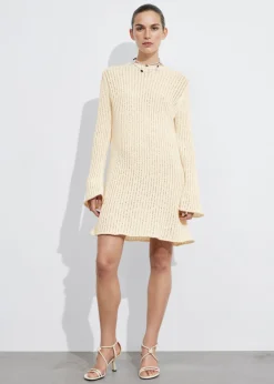 Sale & Other Stories Robe Courte En Maille Côtelée
