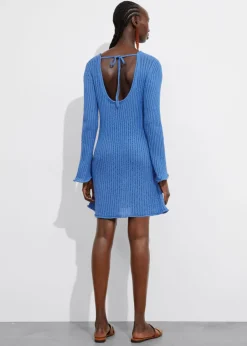 Sale & Other Stories Robe Courte En Maille Côtelée