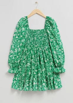 Best Sale & Other Stories Robe Courte Smockée