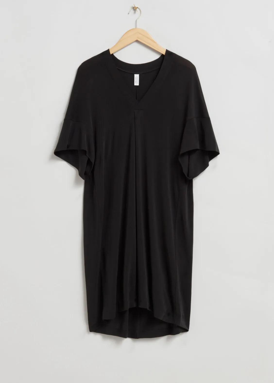 Flash Sale & Other Stories Robe Drapée à Col En V Noir