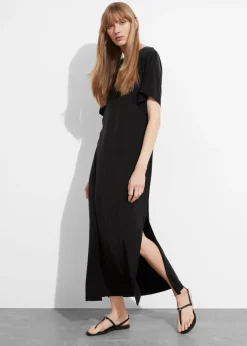 Flash Sale & Other Stories Robe Longue à Dos Ouvert Noir
