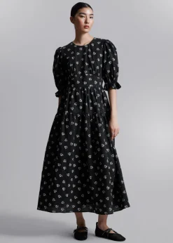 Sale & Other Stories Robe Midi à Manches Ballon