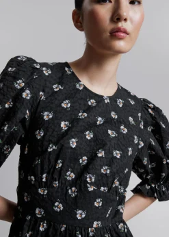 Sale & Other Stories Robe Midi à Manches Ballon