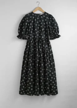 Sale & Other Stories Robe Midi à Manches Ballon