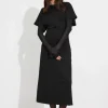 Store & Other Stories Robe Midi à Manches Volantées