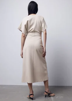 Store & Other Stories Robe Midi à Manches Volantées