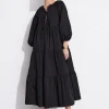 Fashion & Other Stories Robe Midi à Plusieurs Niveaux Avec Liens à Nouer